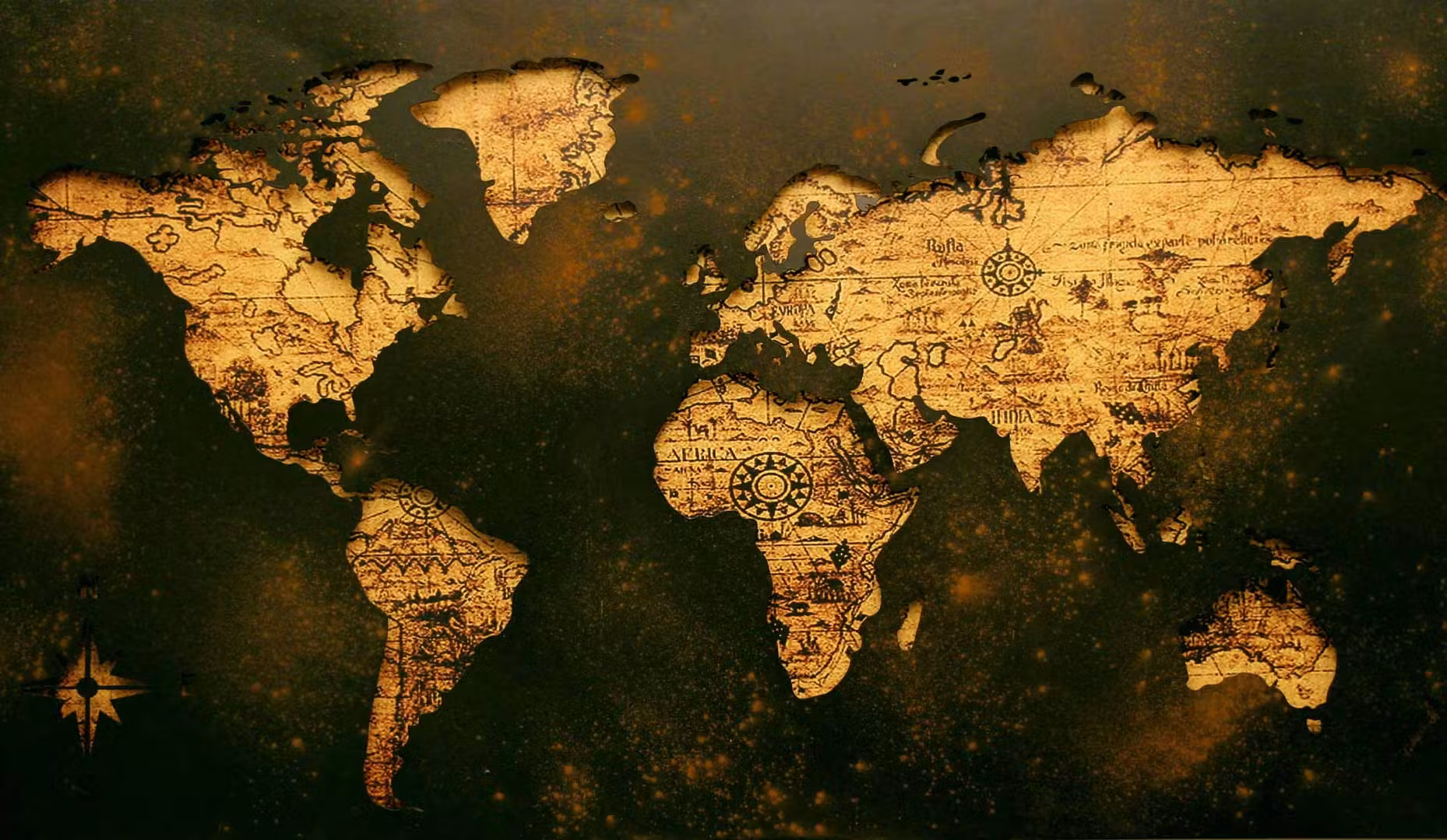 world map